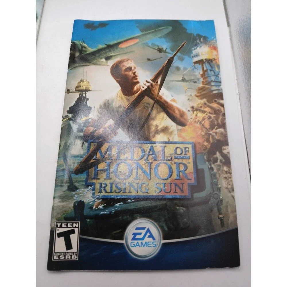 2) PS2 Medal Of Honor Frontline & Medal Of Honor Rising Sun Bundle Lot CIB